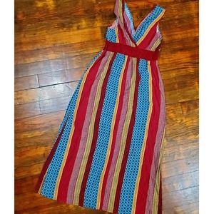 Women's Vintage Striped Dress